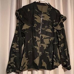 Camouflage Jean Jacket